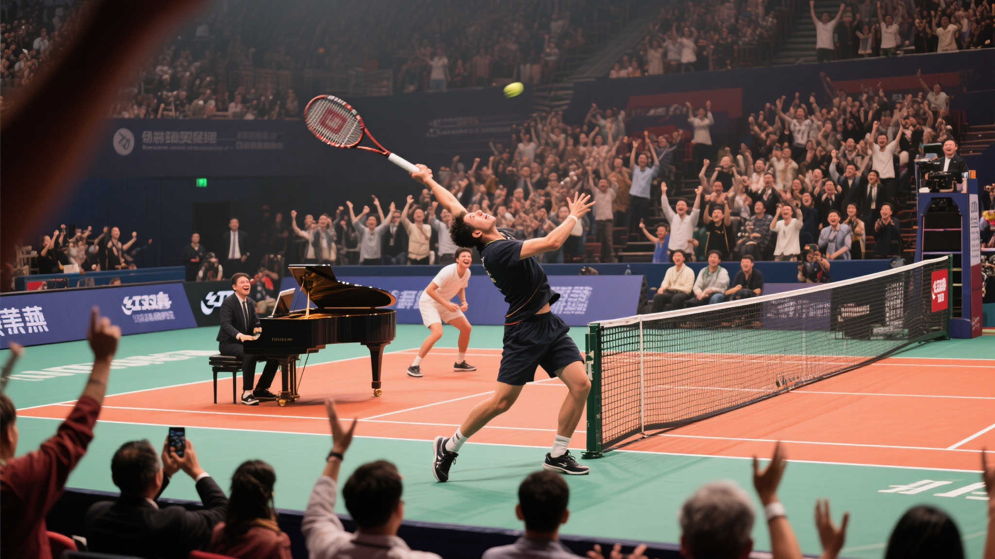 对于喜欢观看职业比赛的人而言，一记漂亮而重要的大力